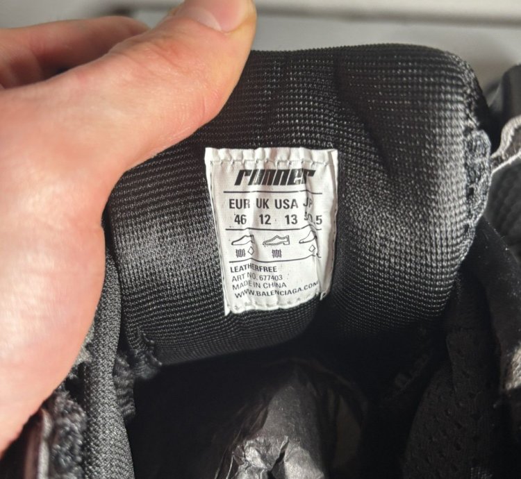 Balenciaga Blk Blk Runner Sneakers