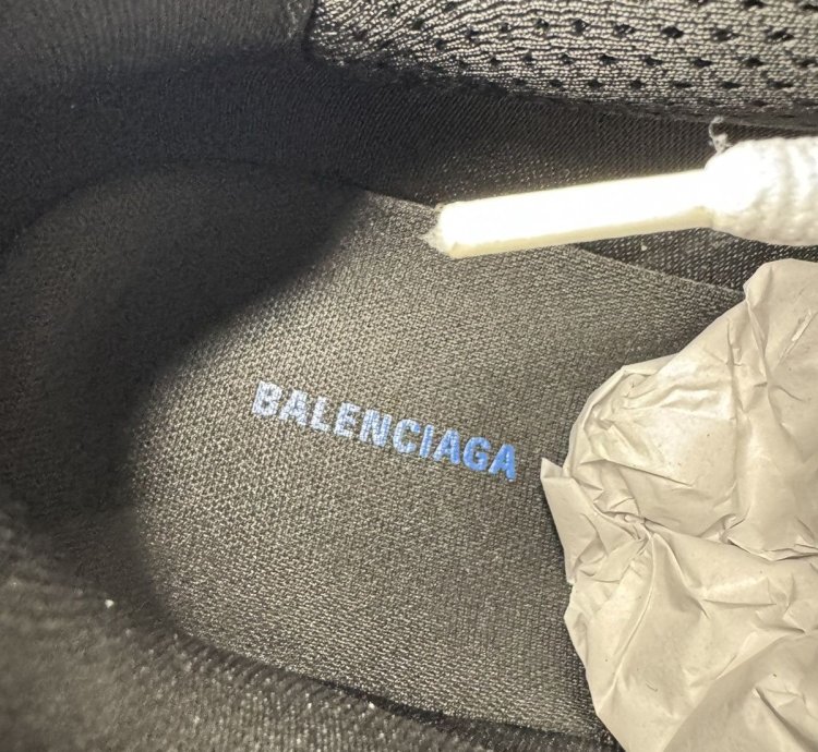 Balenciaga Blue Grey Runner Sneakers Size 46 EU 12 US