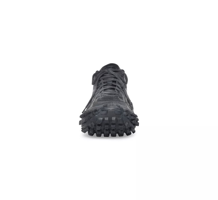 Balenciaga Bouncer 1250 Black Mesh Nylon Sneakers New