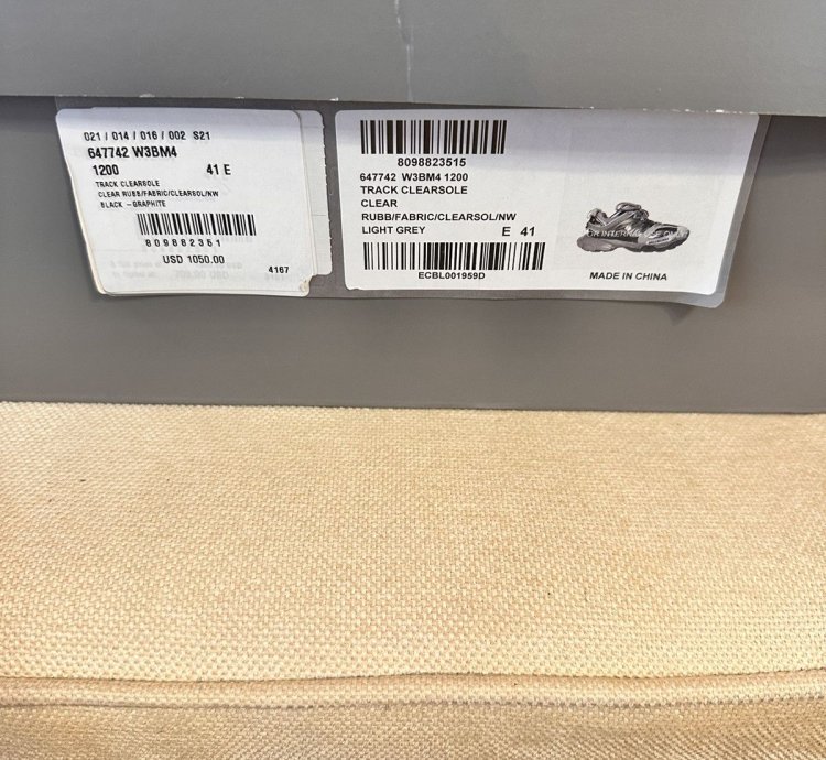 Balenciaga clear track runners 8 41