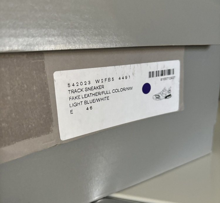 BALENCIAGA COOL GREY TRACK SNEAKERS