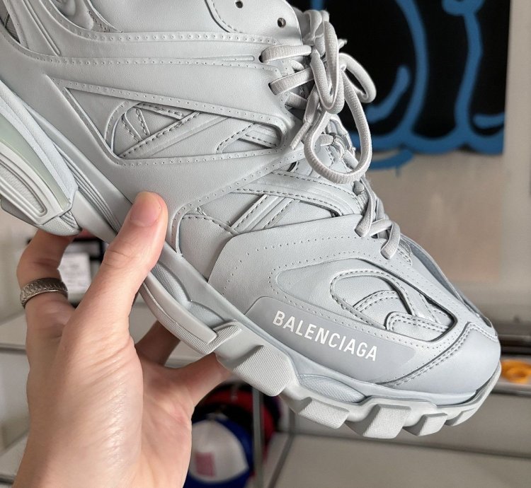 BALENCIAGA GREY TRACK SNEAKERS