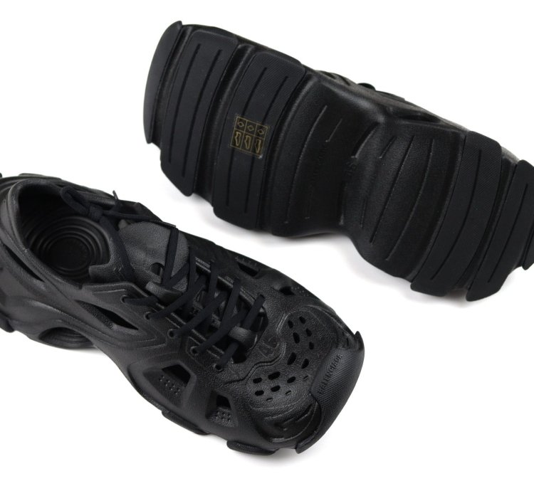 Balenciaga HD lace-up rubber trainers