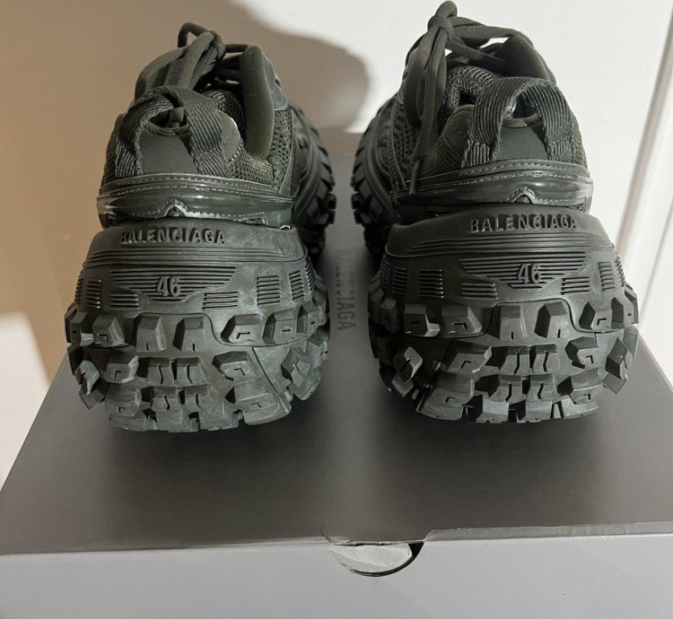 Balenciaga Khaki Defender Sneaker