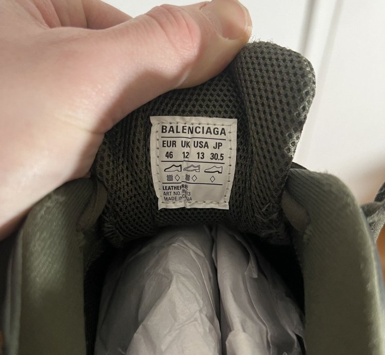 Balenciaga Khaki Defender Sneaker