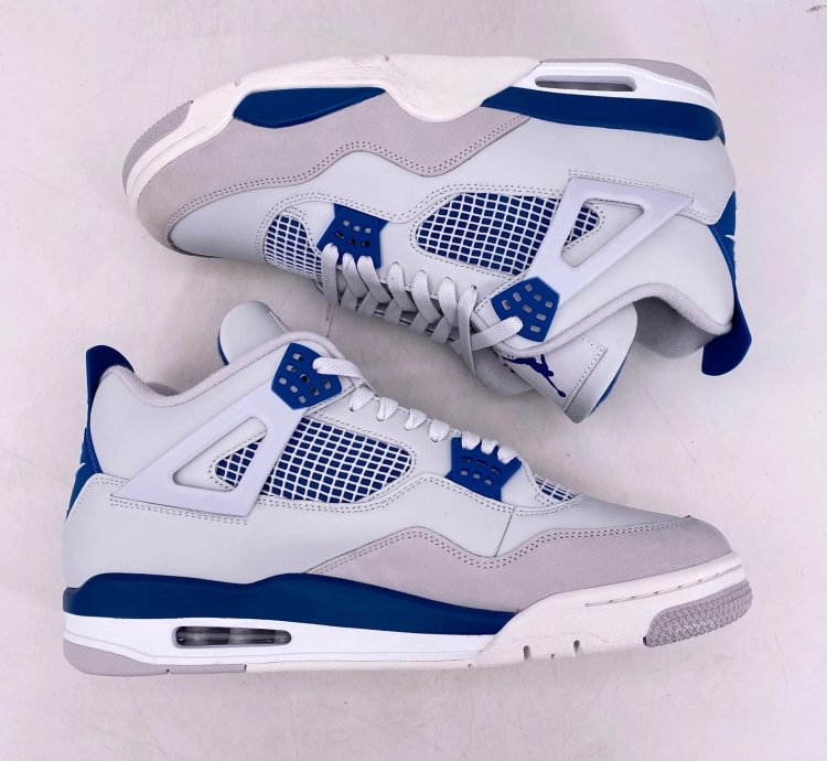 Air Jordan 4 Retro "MILITARY BLUE" 2024 fv5029 141 (4948-7)