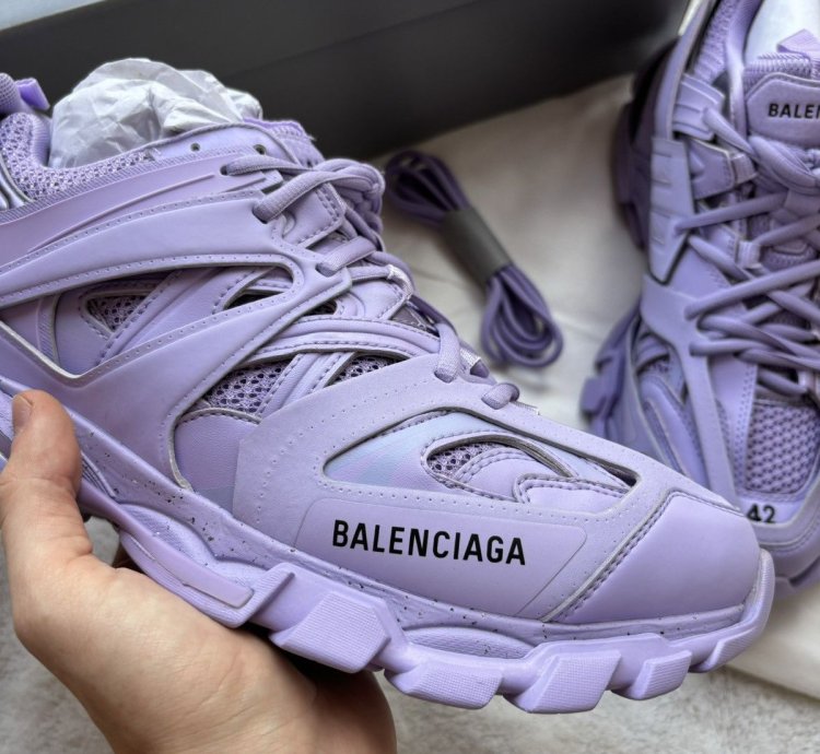 Balenciaga Lilac Purple Track Sneakers