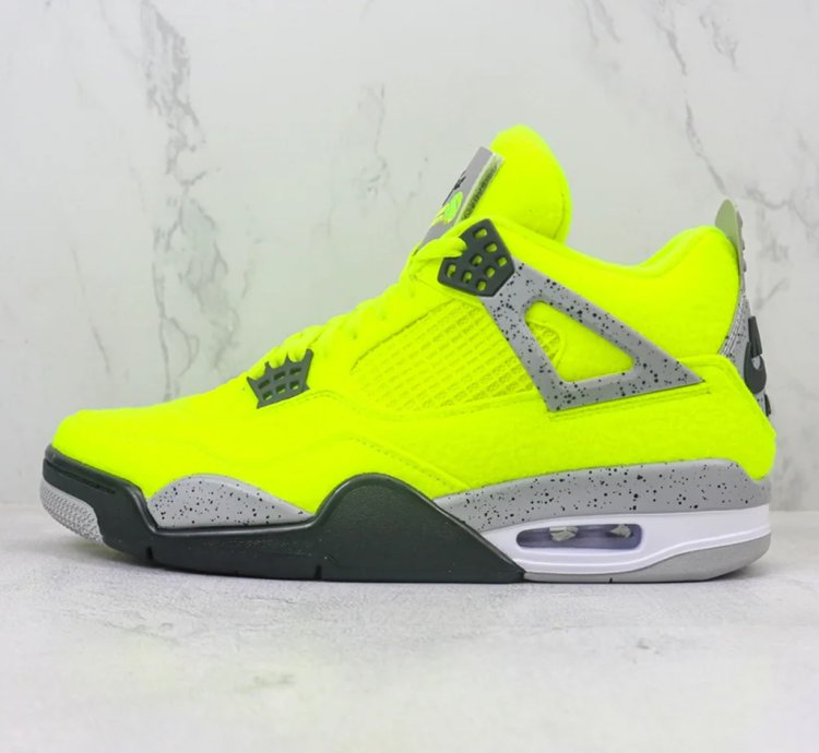 Nike Air Jordan 4 “ Tennis Ball ” Green Volt - AJ4-1043505