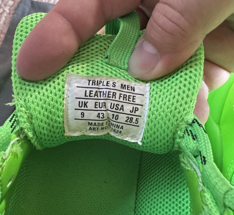Balenciaga Neon Green LIMITED Triple