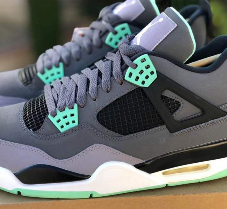 Nike Air Jordan 4 Retro ' Green Glow ' 308497-033