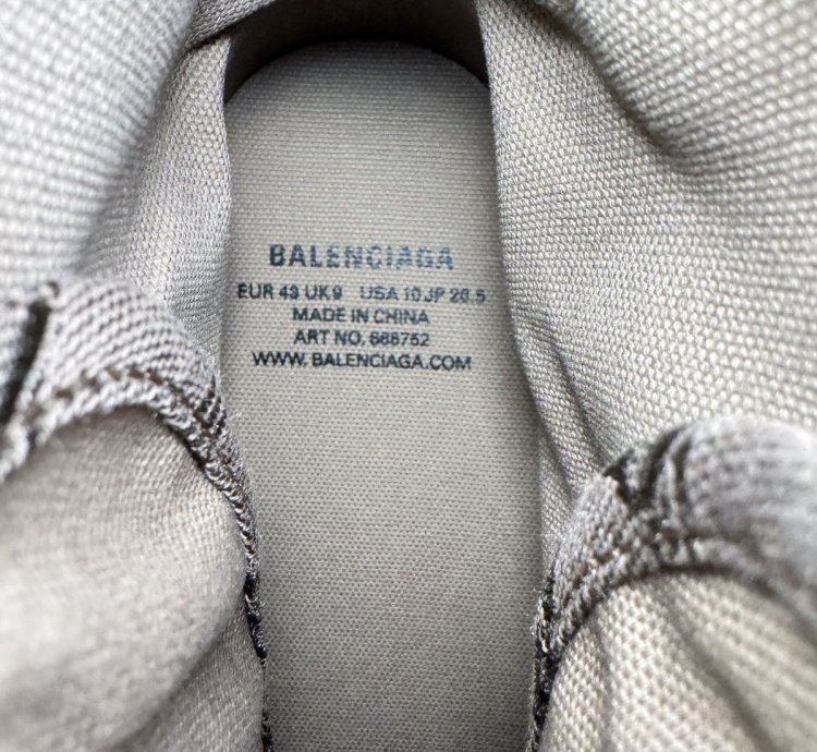BALENCIAGA Paris BB Monogram Logo High-Top Sneaker Men Shoes