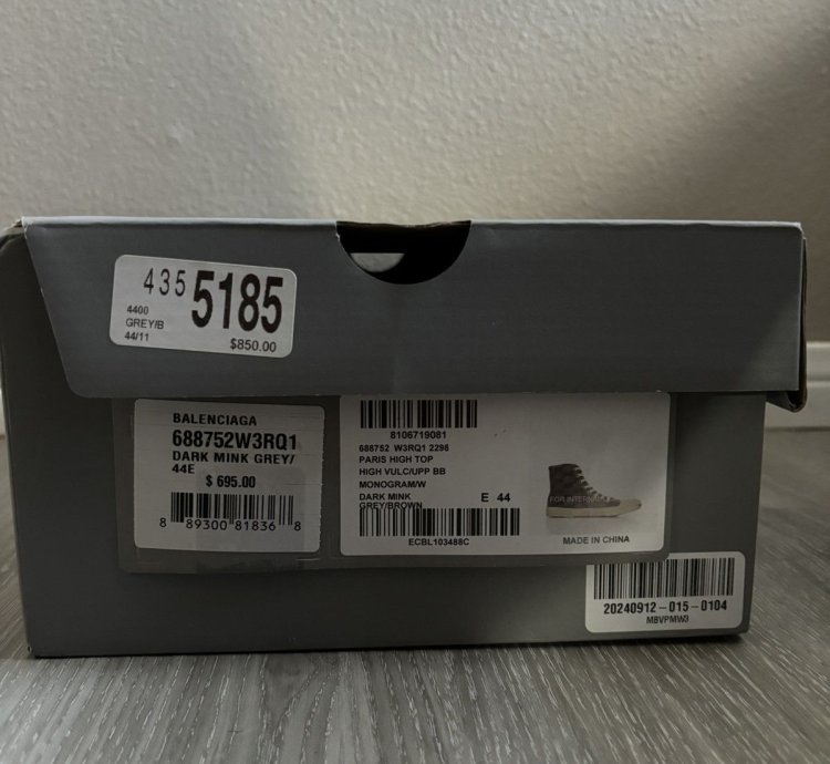 Balenciaga Paris high top sneakers