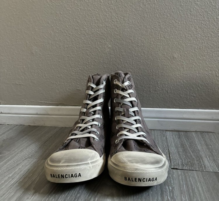 Balenciaga Paris high top sneakers