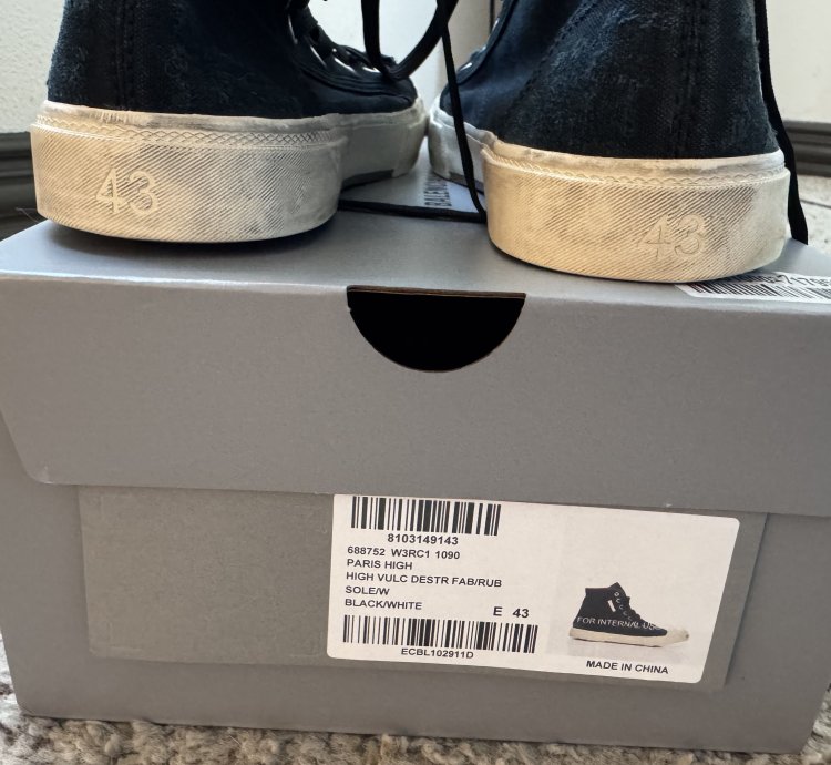 Balenciaga Paris High-Top Sneaker