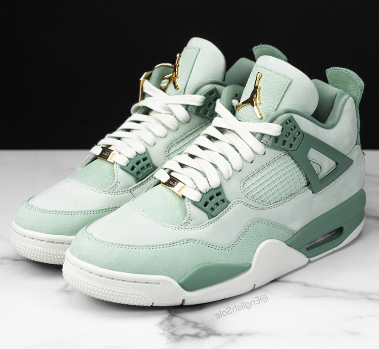 Jordan 4 " First Class " Gold Green