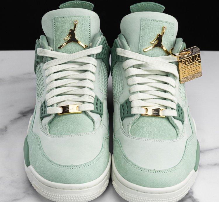 Jordan 4 " First Class " Gold Green