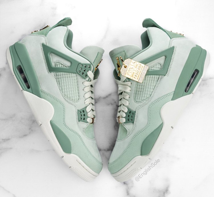 Jordan 4 " First Class " Gold Green