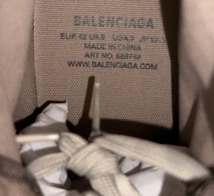 Balenciaga Paris Monogram High Top Sneaker (42)
