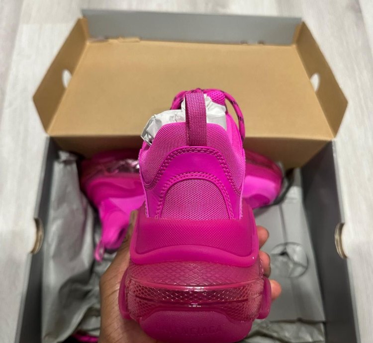 Balenciaga Pink Triple Sneakers