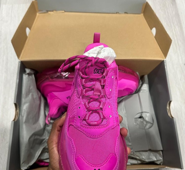 Balenciaga Pink Triple Sneakers