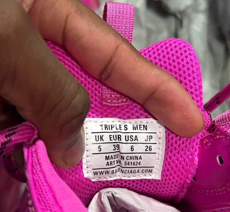 Balenciaga Pink Triple Sneakers