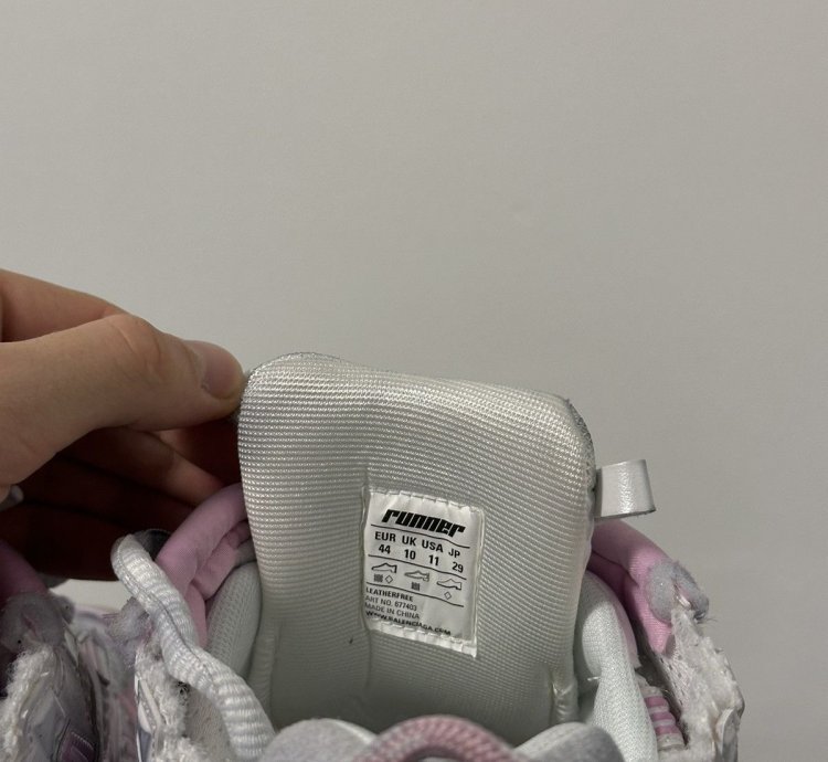 Balenciaga Pink White Runner Shoe