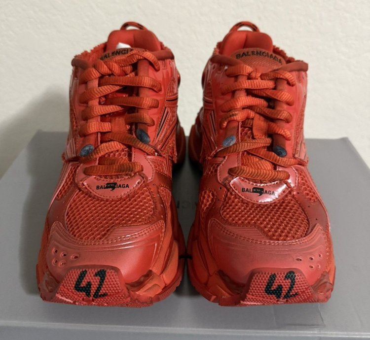 Balenciaga Red Runner Sneaker (42)
