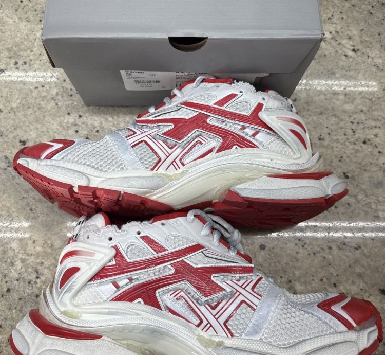 Balenciaga Red Track runners