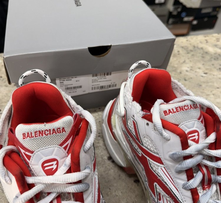 Balenciaga Red Track runners