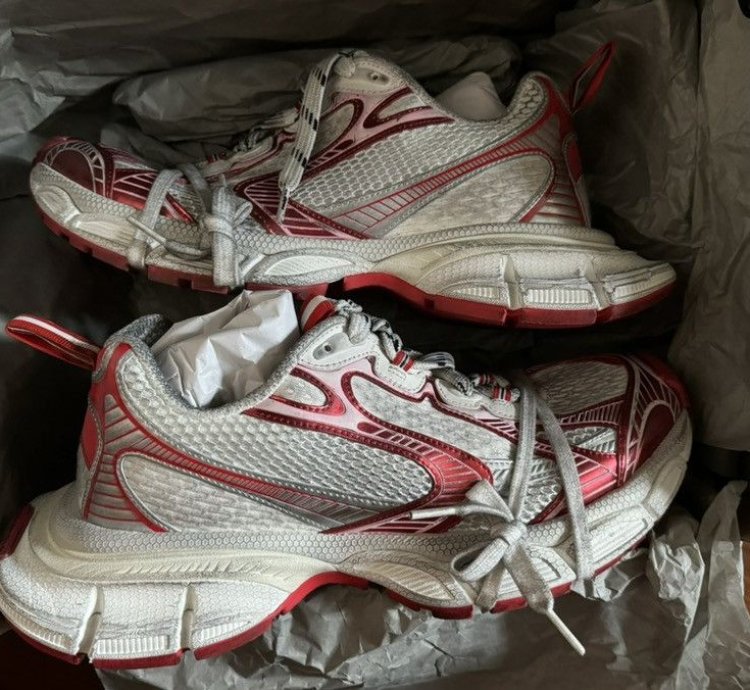 Balenciaga Red White 3XL sneakers