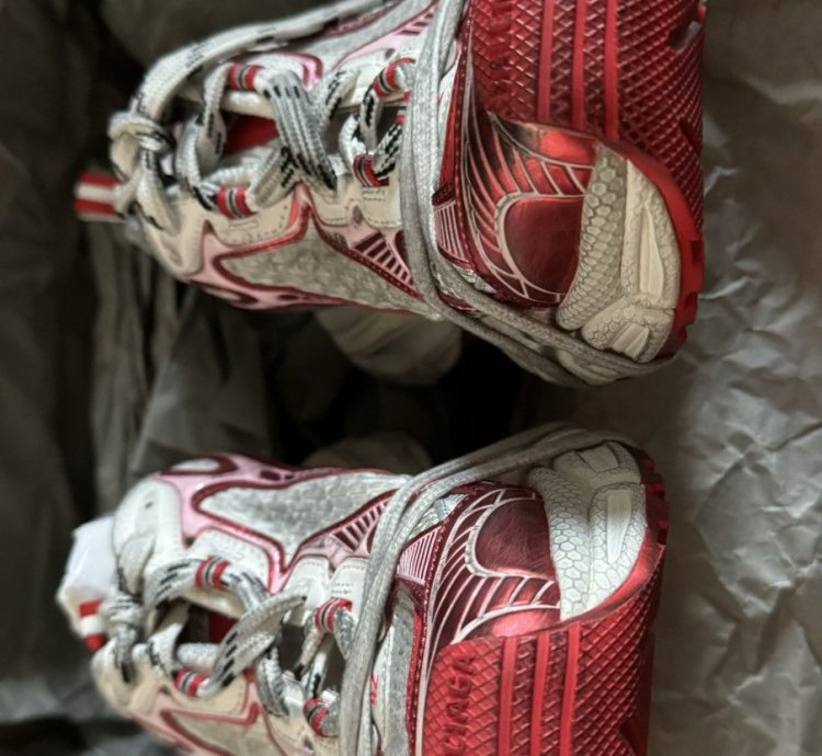 Balenciaga Red White 3XL sneakers
