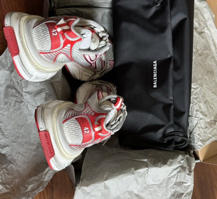 Balenciaga Red White 3XL sneakers