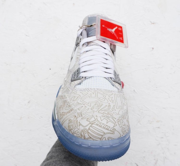 Air Jordan 4 Retro White ‘30th Anniversary Laser’