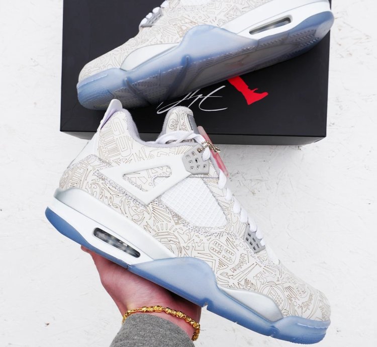 Air Jordan 4 Retro White ‘30th Anniversary Laser’