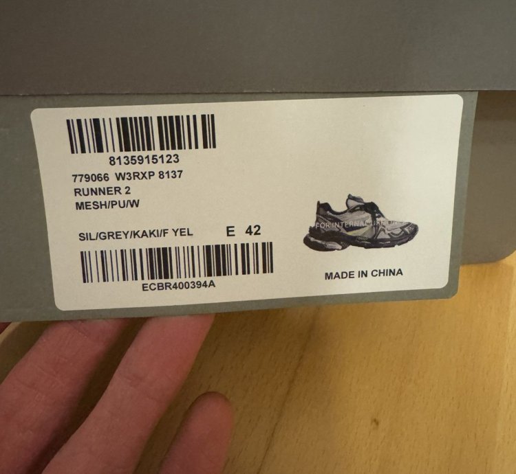 Balenciaga Runner Black Grey Neon