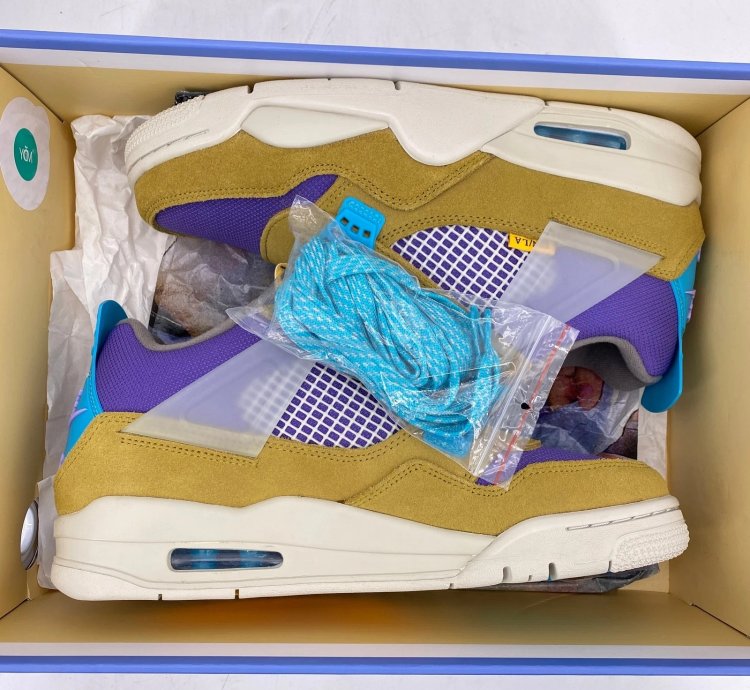 Air Jordan 4 Retro "UNION DESERT MOSS" dj5718 300