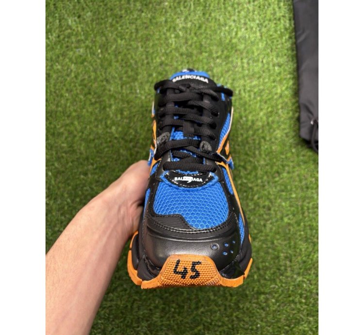 Balenciaga Runner Blue Orange Black BRAND NEW