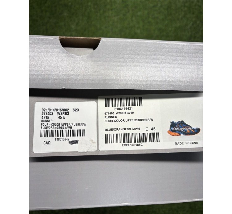Balenciaga Runner Blue Orange Black BRAND NEW