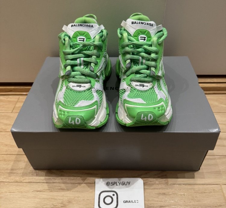 Balenciaga Runner Fluo Green sz 40