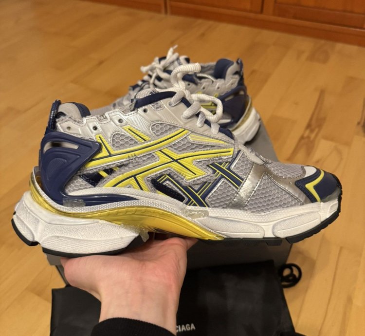 Balenciaga Runner Grey Yellow Blue