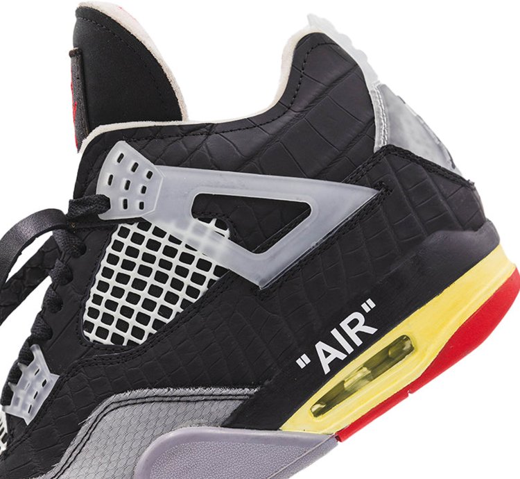 Air Jordan 4 x Off-White " Bred "