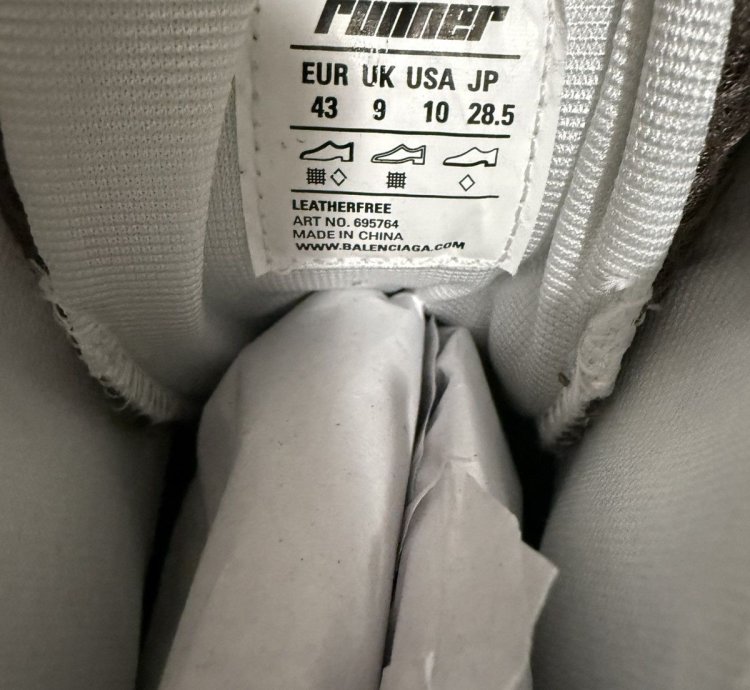 Balenciaga Runner High Top Sneaker Brown (43)
