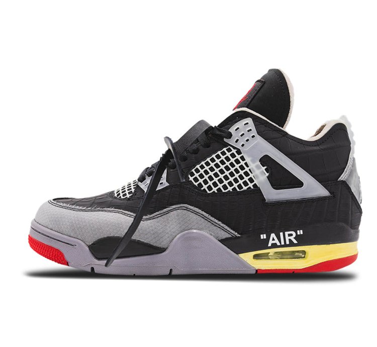 Air Jordan 4 x Off-White " Bred "