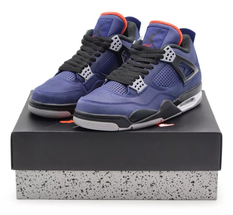 Nike Air Jordan 4 Retro Winterized Loyal Blue White Black CQ9597-401