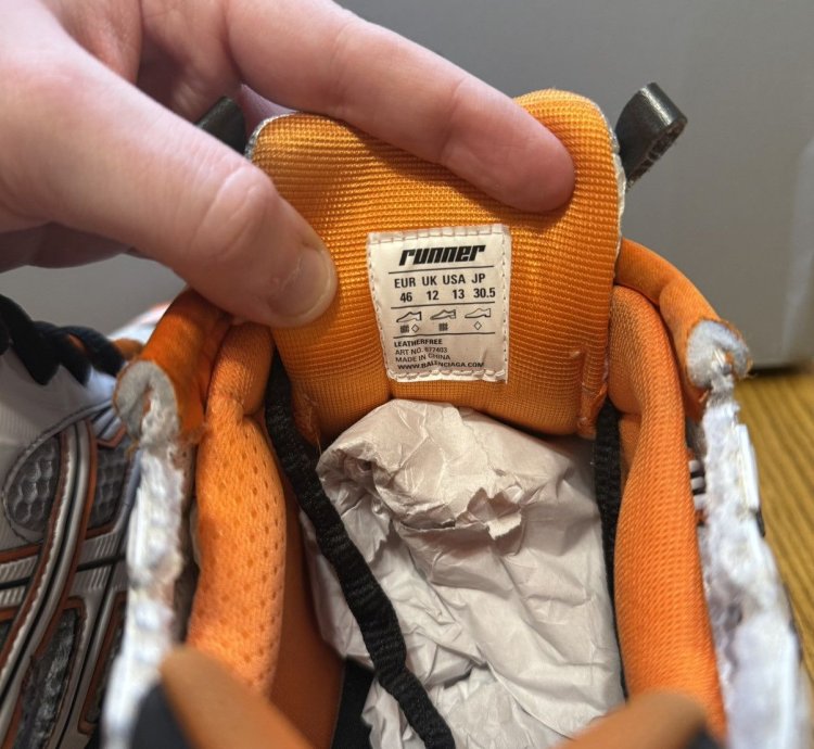 Balenciaga Runner Sneaker (Orange Black)