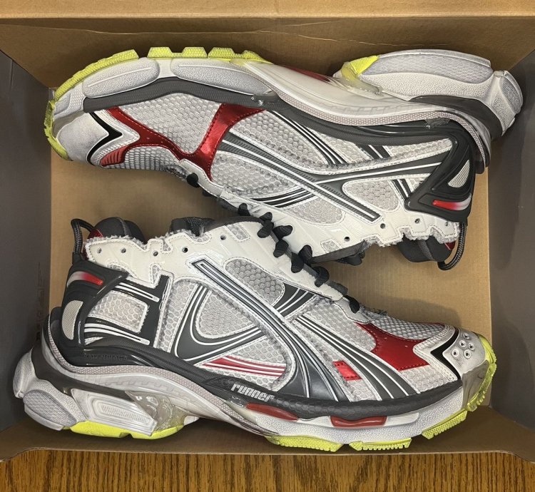 Balenciaga Runner Sneaker (Red Yellow