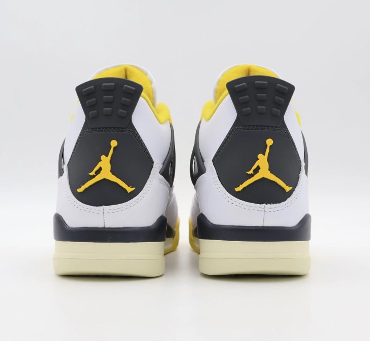 Nike Air Jordan 4 Retro Vivid Sulfur Coconut Milk Yellow AQ9129-101