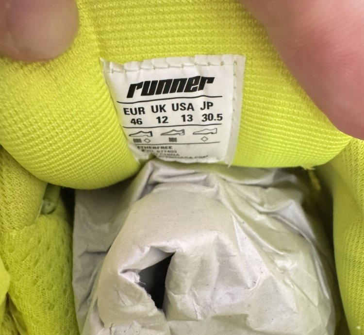 Balenciaga Runner Sneaker Fluo Yellow Size 46 Men New