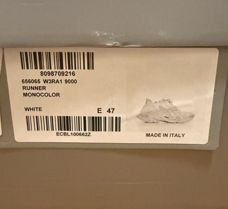 Balenciaga Runner Sneaker White (47)