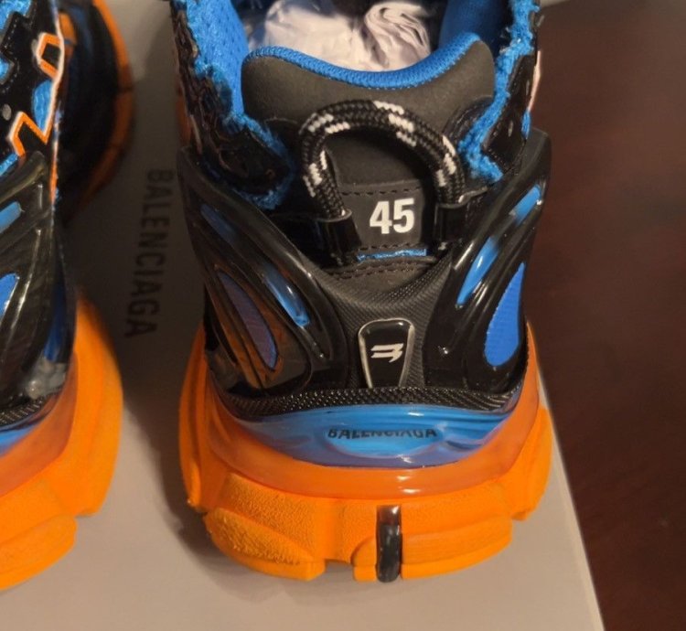 Balenciaga Runner Trainer Blue Orange Size 45 (12US)